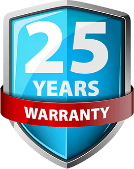 25 Years warranty